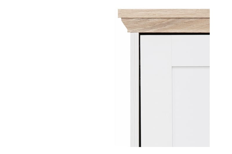 Skänk Annnie 84 cm - Vit|Brun - Förvaring - Förvaringsmöbler - Sideboard & skänk