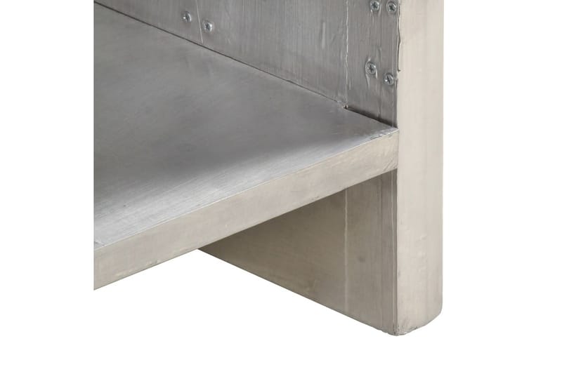 Skänk aviatorstil 110x30x75 cm metall - Vit - Förvaring - Förvaringsmöbler - Sideboard & skänk