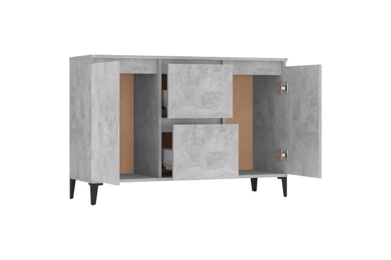 Skänk betonggrå 104x35x70 cm spånskiva - Betonggrå - Förvaring - Förvaringsmöbler - Sideboard & skänk