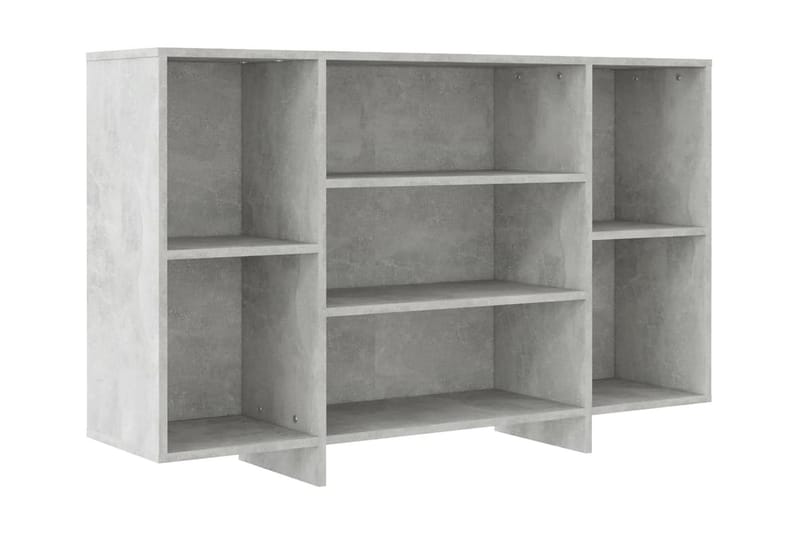 Skänk betonggrå 120x30x75 cm spånskiva - Grå - Förvaring - Förvaringsmöbler - Sideboard & skänk