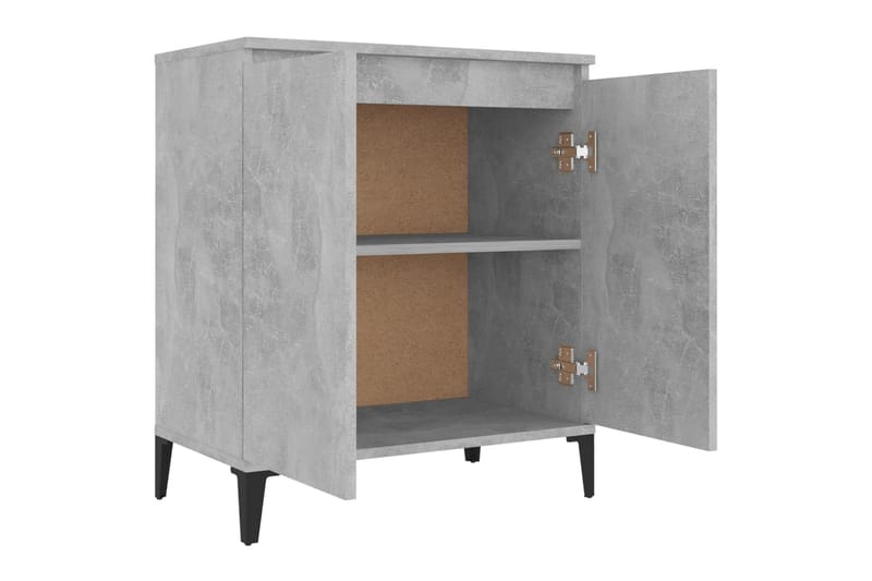 Skänk betonggrå 60x35x70 cm spånskiva - Betonggrå - Förvaring - Förvaringsmöbler - Sideboard & skänk