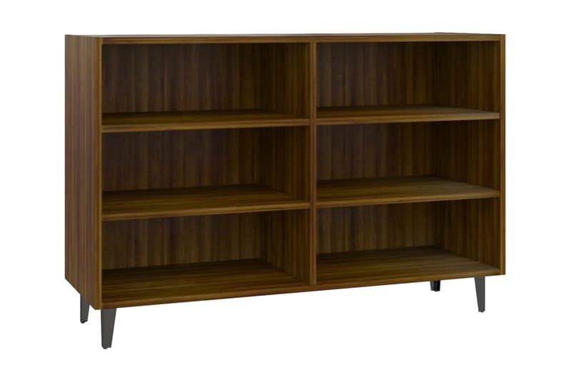 Skänk brun ek 103,5x35x70 cm spånskiva - Brun - Förvaring - Förvaringsmöbler - Sideboard & skänk