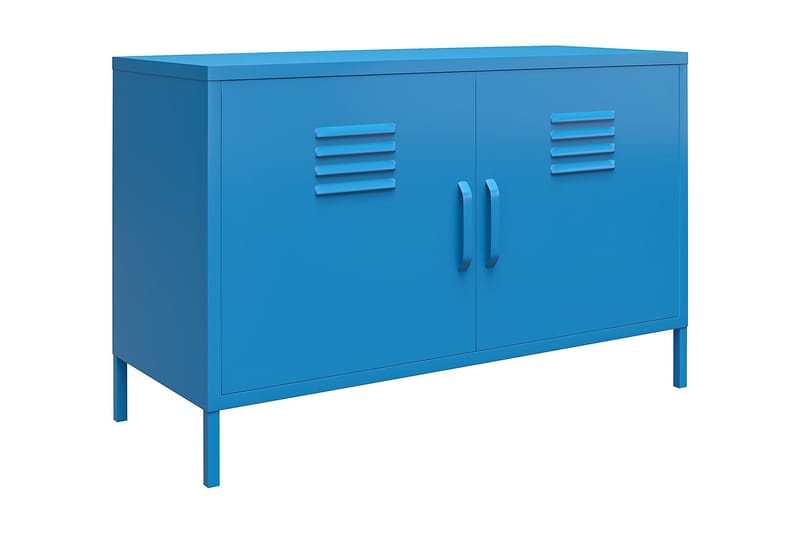 Skänk Cache 100x40 cm 2 Dörrar Blå - Novogratz - Förvaring - Förvaringsmöbler - Sideboard & skänk