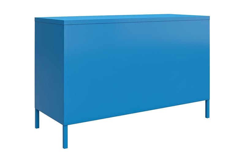 Skänk Cache 100x40 cm 2 Dörrar Blå - Novogratz - Förvaring - Förvaringsmöbler - Sideboard & skänk