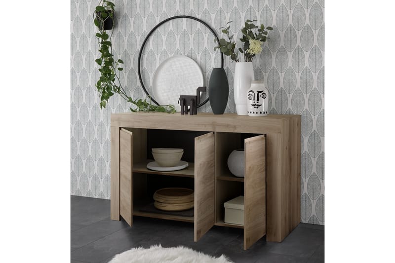 Skänk Firenze 138 cm - Brun - Förvaring - Förvaringsmöbler - Sideboard & skänk