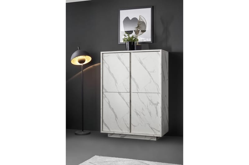 Skänk Ghiaccio 92x43 cm - Vit - Förvaring - Förvaringsmöbler - Sideboard & skänk