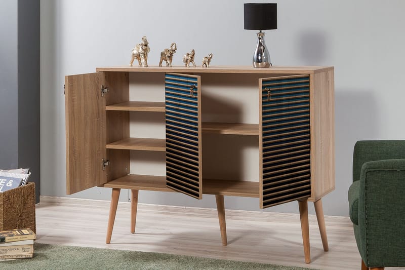 Skänk Gillberga 120 cm - Brun - Förvaring - Förvaringsmöbler - Sideboard & skänk