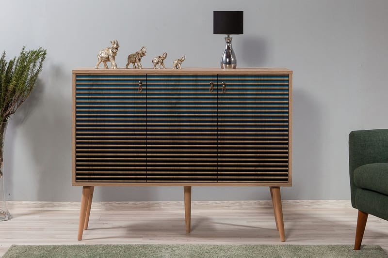 Skänk Gillberga 120 cm - Brun - Förvaring - Förvaringsmöbler - Sideboard & skänk