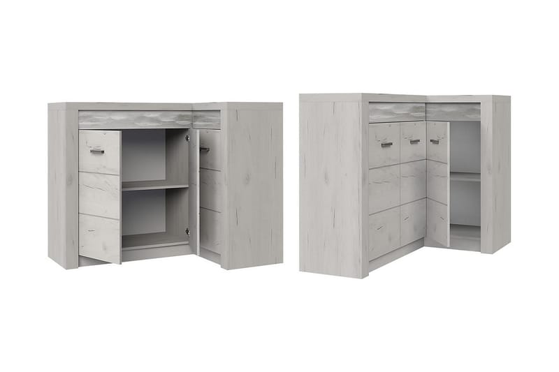 Skänk Indianapolis 131x42x104 cm - Trä/natur - Förvaring - Förvaringsmöbler - Sideboard & skänk