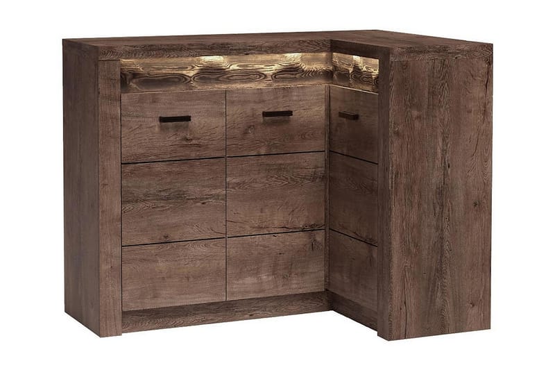 Skänk Indianapolis 131x42x104 cm - Trä/natur - Förvaring - Förvaringsmöbler - Sideboard & skänk