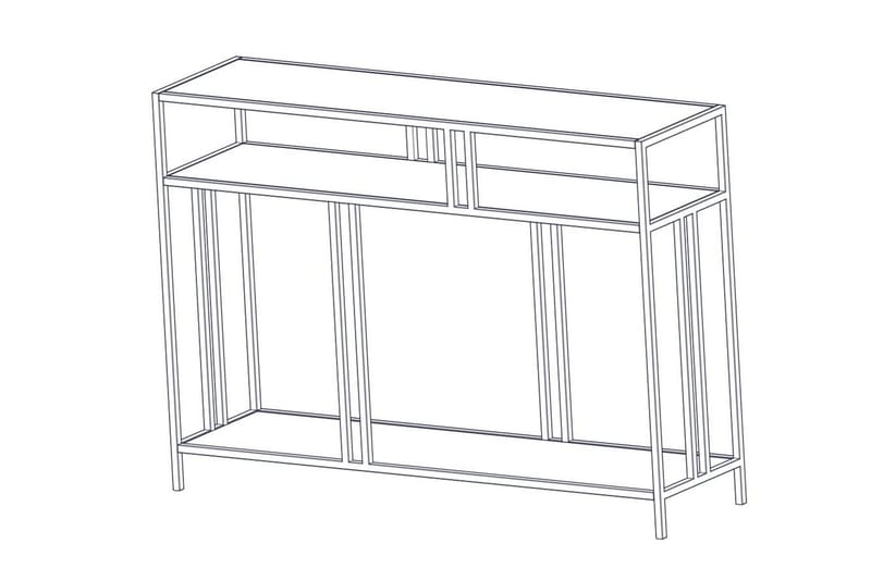 Skänk Itason 110 cm - Svart - Sideboard & skänk