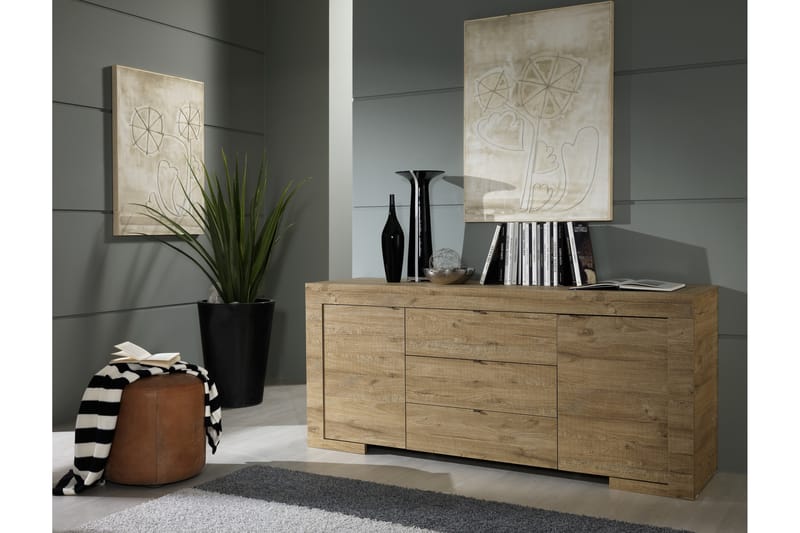 Skänk Luchino 191 cm - Trä|Natur - Förvaring - Förvaringsmöbler - Sideboard & skänk