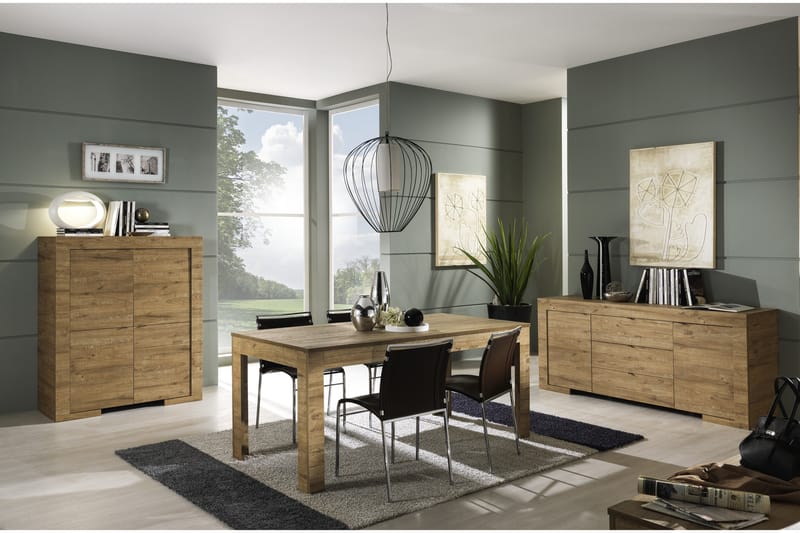 Skänk Luchino 191 cm - Trä|Natur - Förvaring - Förvaringsmöbler - Sideboard & skänk