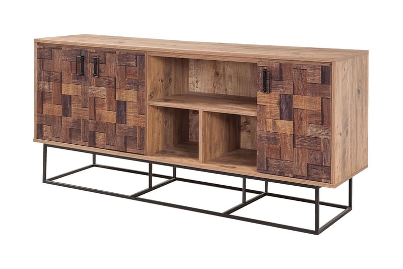 Skänk Masako Flätad - Mörkbrun - Förvaring - Förvaringsmöbler - Sideboard & skänk