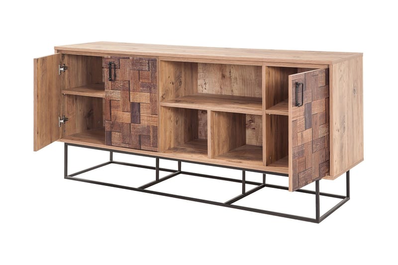 Skänk Masako Flätad - Mörkbrun - Förvaring - Förvaringsmöbler - Sideboard & skänk