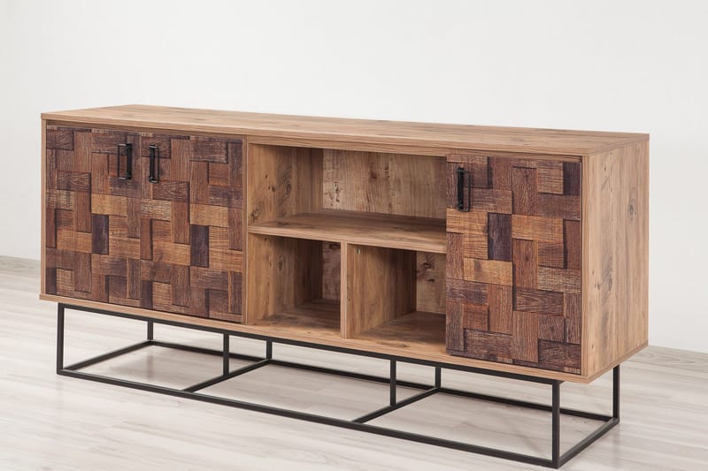 Skänk Masako Flätad - Mörkbrun - Förvaring - Förvaringsmöbler - Sideboard & skänk