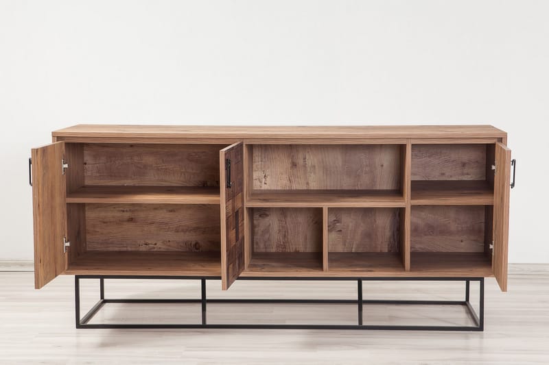 Skänk Masako Flätad - Mörkbrun - Förvaring - Förvaringsmöbler - Sideboard & skänk