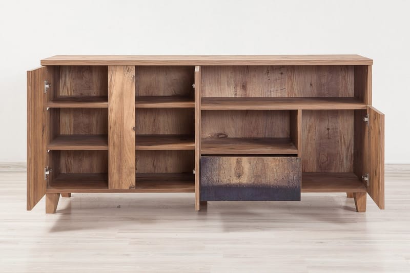 Skänk Masako Trädsilhuett - Brun/Grå - Förvaring - Förvaringsmöbler - Sideboard & skänk