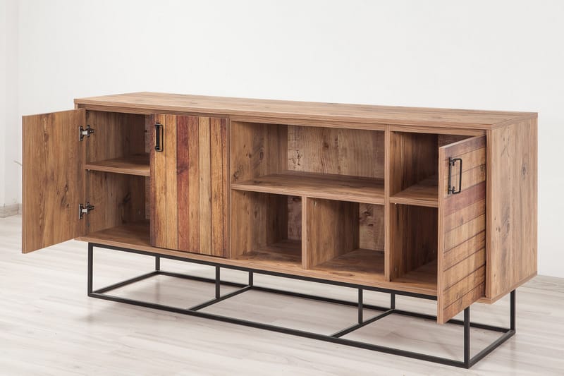 Skänk Masako Panel - Ljusbrun - Förvaring - Förvaringsmöbler - Sideboard & skänk