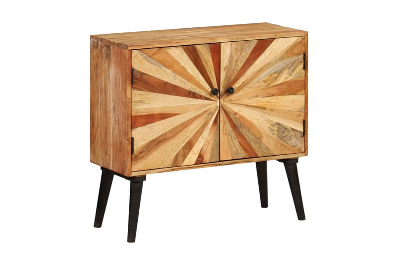 Skänk massivt mangoträ 85x30x75 cm - Brun - Förvaring - Förvaringsmöbler - Sideboard & skänk