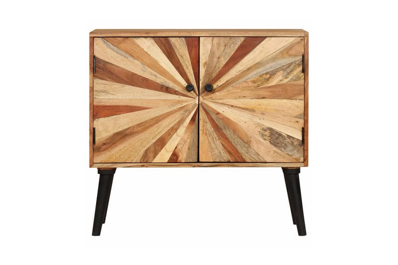 Skänk massivt mangoträ 85x30x75 cm - Brun - Förvaring - Förvaringsmöbler - Sideboard & skänk