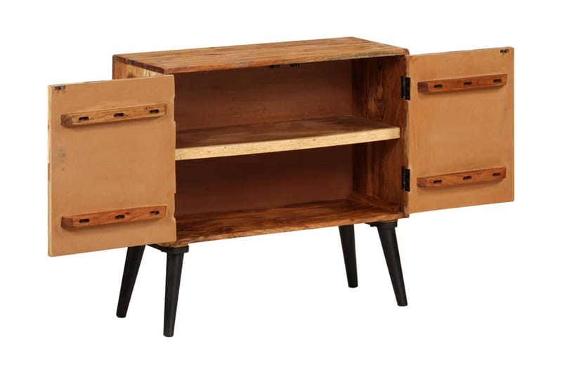 Skänk massivt mangoträ 85x30x75 cm - Brun - Förvaring - Förvaringsmöbler - Sideboard & skänk