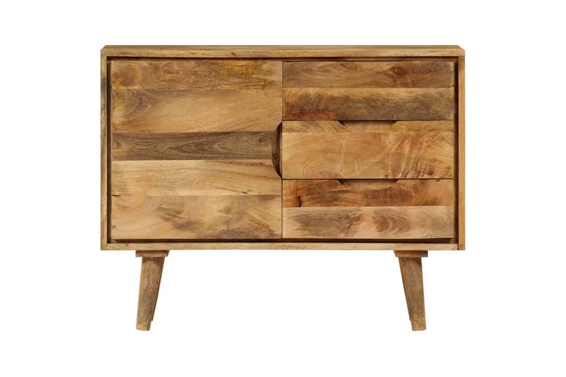 Skänk massivt mangoträ 90x30x69 cm - Brun - Förvaring - Förvaringsmöbler - Sideboard & skänk