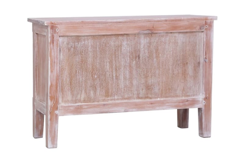 Skänk med 2 lådor 90x30x60 cm massiv mahogny - Brun - Förvaring - Förvaringsmöbler - Sideboard & skänk