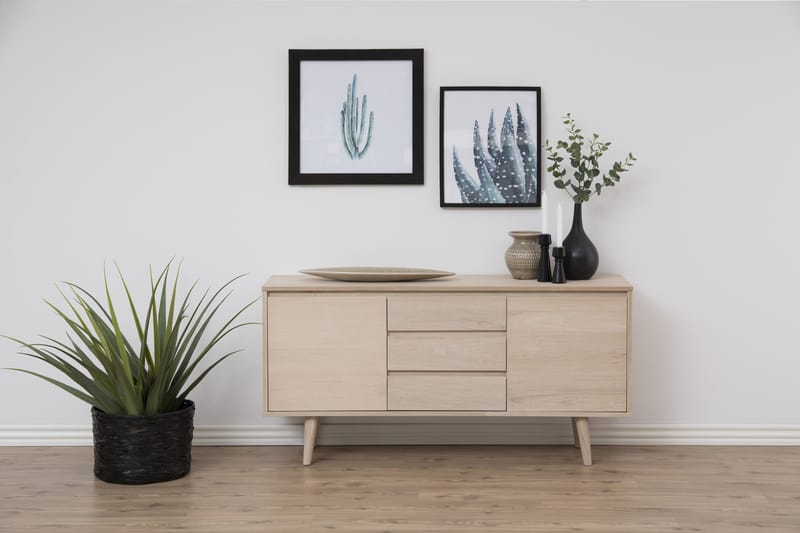 Skänk Nagano 150 cm - Vitpigmenterad - Förvaring - Förvaringsmöbler - Sideboard & skänk