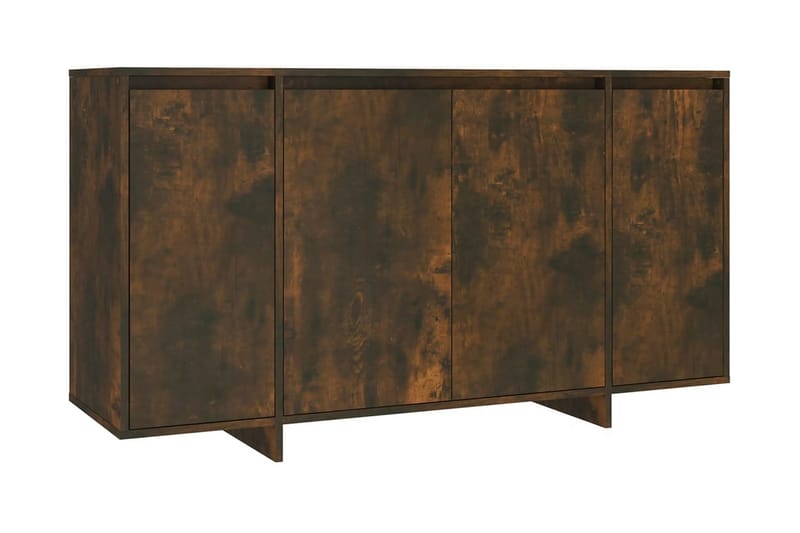 Skänk rökfärgad ek 135x41x75 cm spånskiva - Rökfärgad ek - Förvaring - Förvaringsmöbler - Sideboard & skänk