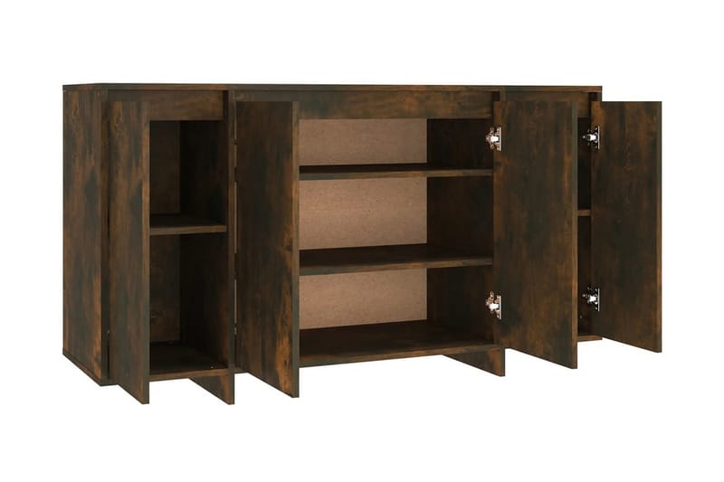 Skänk rökfärgad ek 135x41x75 cm spånskiva - Rökfärgad ek - Förvaring - Förvaringsmöbler - Sideboard & skänk