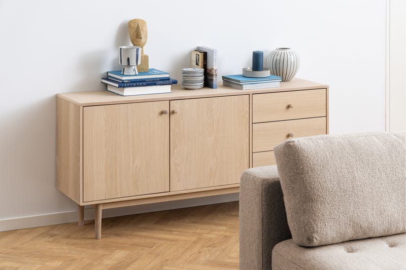 Skänk Salama 160 cm - Vit - Förvaring - Förvaringsmöbler - Sideboard & skänk