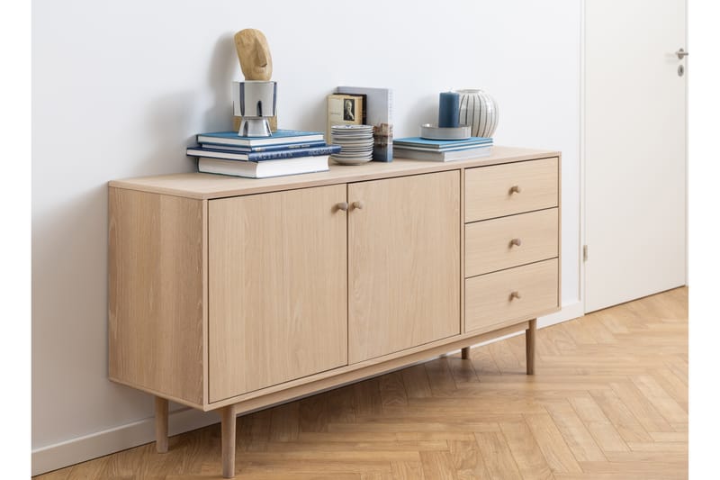 Skänk Salama 160 cm - Vit - Förvaring - Förvaringsmöbler - Sideboard & skänk