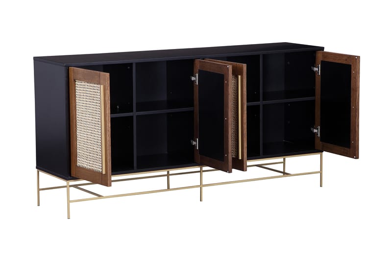 Skänk Shanell 160 cm - Brun - Förvaring - Förvaringsmöbler - Sideboard & skänk