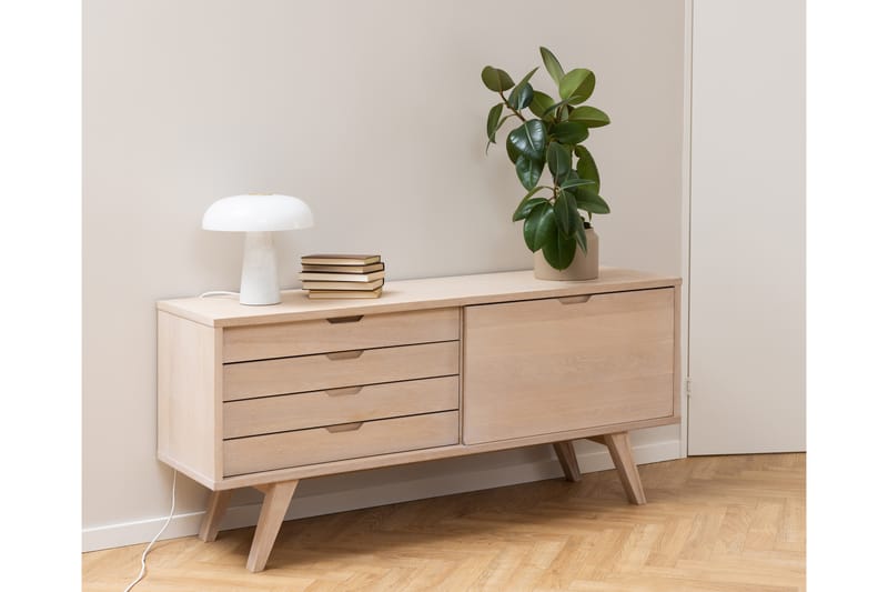 Skänk Simmadon 160 cm - Vit - Förvaring - Förvaringsmöbler - Sideboard & skänk