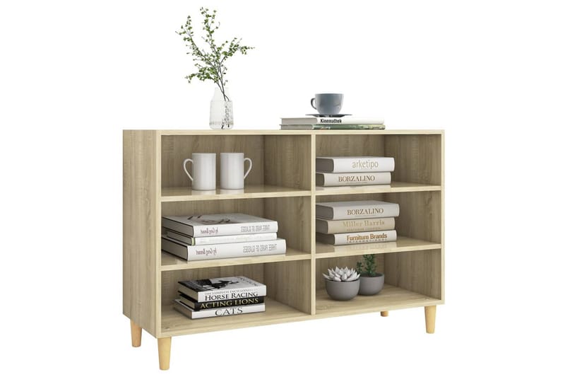 Skänk sonoma-ek 103,5x35x70 cm spånskiva - Ek - Förvaring - Förvaringsmöbler - Sideboard & skänk