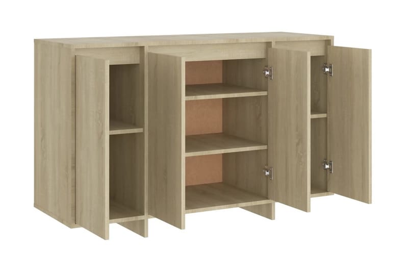 Skänk sonoma-ek 120x41x75 cm spånskiva - Ek - Sideboard & skänk