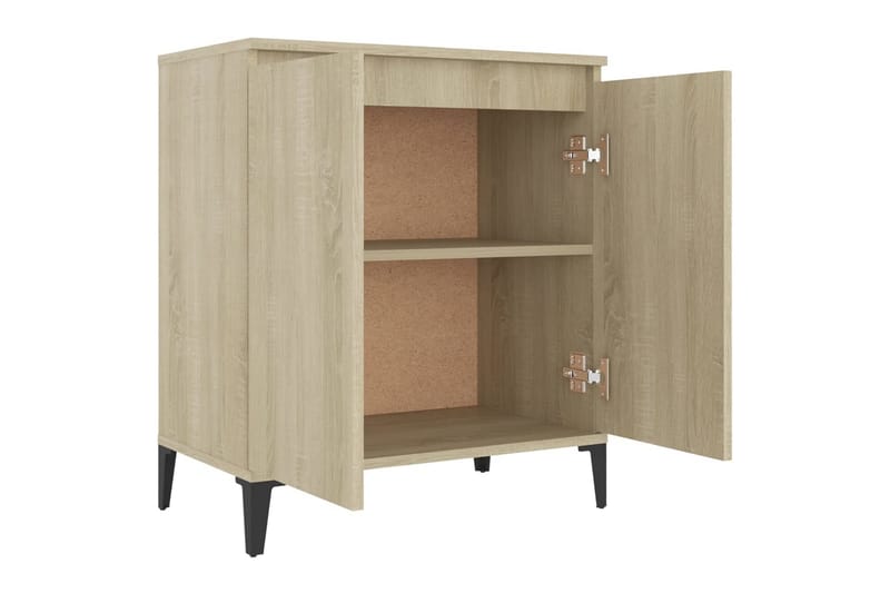 Skänk sonoma-ek 60x30x75 cm spånskiva - Ek - Förvaring - Förvaringsmöbler - Sideboard & skänk