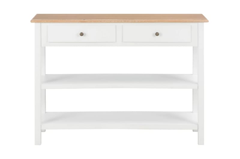 Skänk vit 110x35x80 cm MDF - Vit/Trä - Förvaring - Förvaringsmöbler - Sideboard & skänk