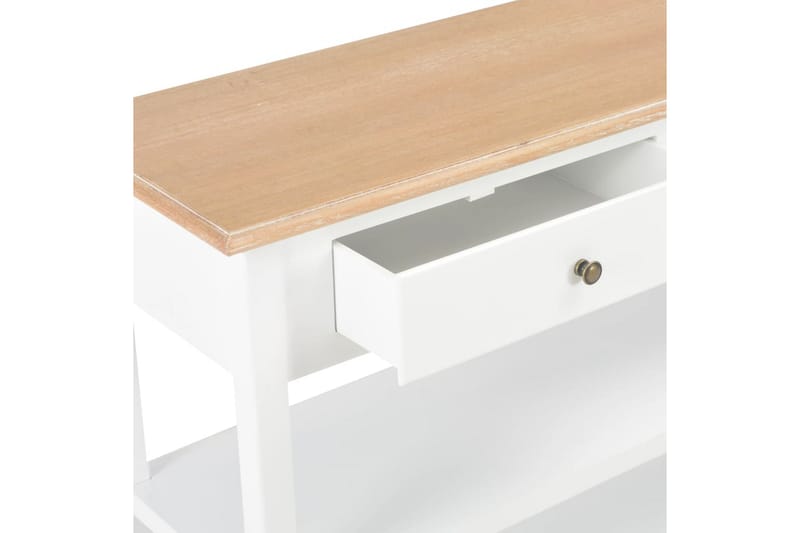 Skänk vit 110x35x80 cm MDF - Vit/Trä - Förvaring - Förvaringsmöbler - Sideboard & skänk