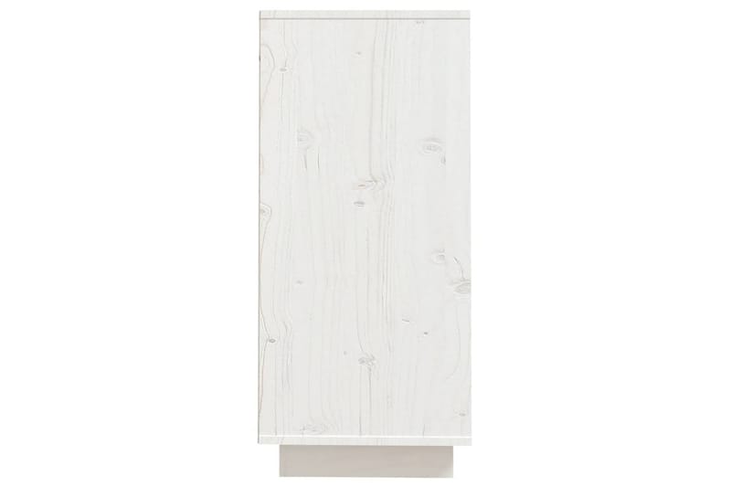 Skänk vit 60x34x75 cm massiv furu - Vit - Förvaring - Förvaringsmöbler - Sideboard & skänk