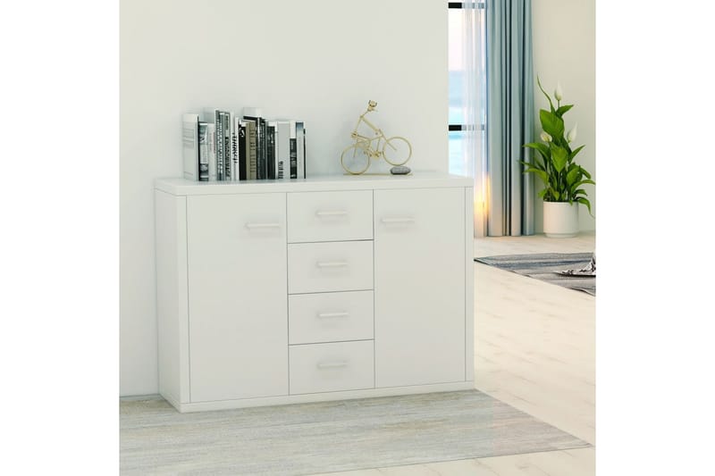 Skänk vit 88x30x65 cm spånskiva - Vit - Förvaring - Förvaringsmöbler - Sideboard & skänk