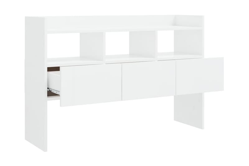 Skänk vit högglans 105x30x70 cm spånskiva - Vit högglans - Förvaring - Förvaringsmöbler - Sideboard & skänk