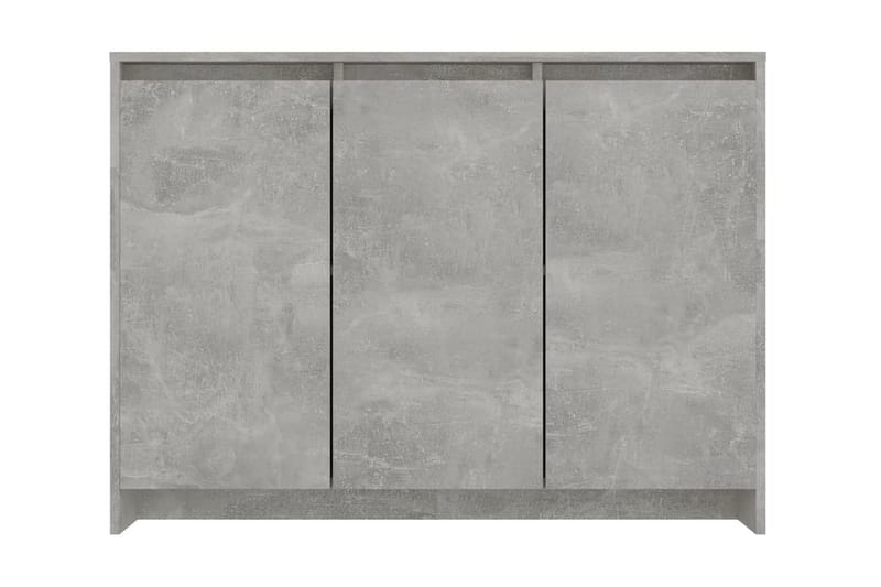 Skänk betonggrå 102x33x75 cm spånskiva - Betonggrå - Förvaring - Förvaringsmöbler - Sideboard & skänk