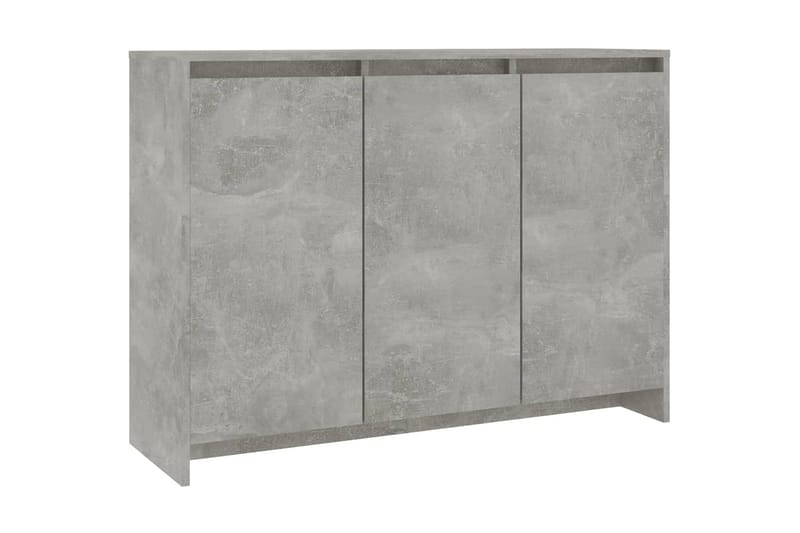 Skänk betonggrå 102x33x75 cm spånskiva - Betonggrå - Förvaring - Förvaringsmöbler - Sideboard & skänk