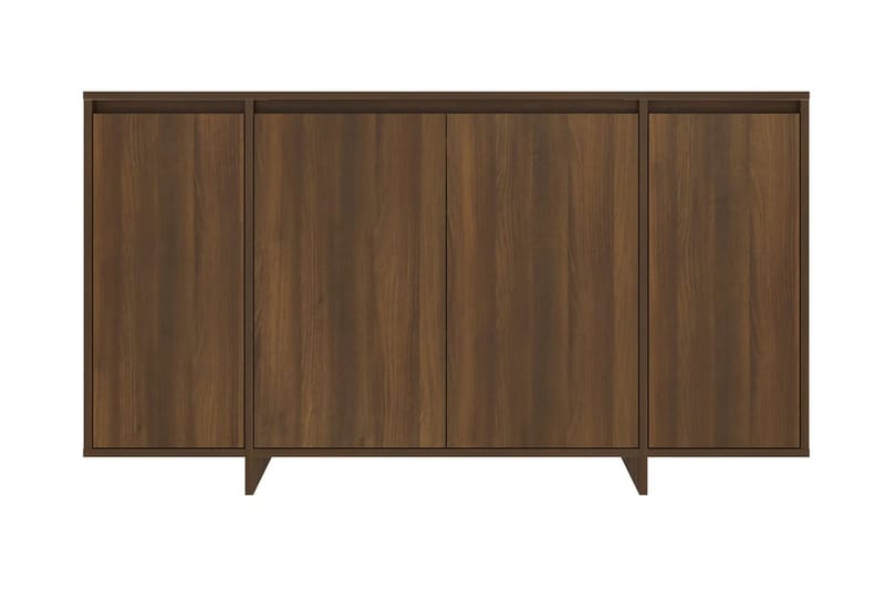 Skänk brun ek 135x41x75 cm spånskiva - Brun - Sideboard & skänk