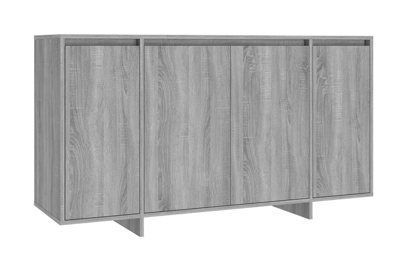 Skänk grå sonoma-ek 135x41x75 cm spånskiva - Grå ek - Förvaring - Förvaringsmöbler - Sideboard & skänk