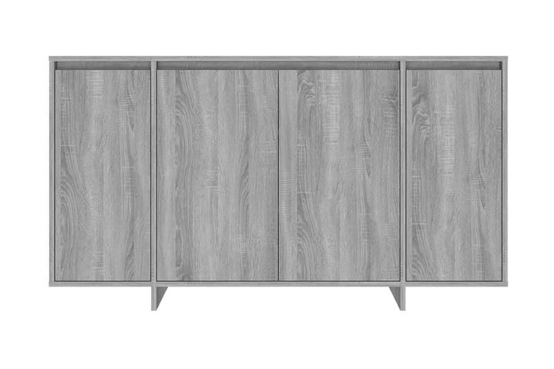 Skänk grå sonoma-ek 135x41x75 cm spånskiva - Grå ek - Förvaring - Förvaringsmöbler - Sideboard & skänk