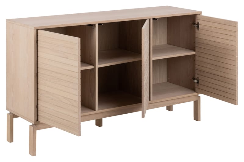 Skänk Sakie 135,4 cm - Vit - Förvaring - Förvaringsmöbler - Sideboard & skänk