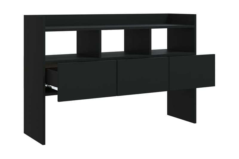 Skänk svart 105x30x70 cm spånskiva - Svart - Förvaring - Förvaringsmöbler - Sideboard & skänk